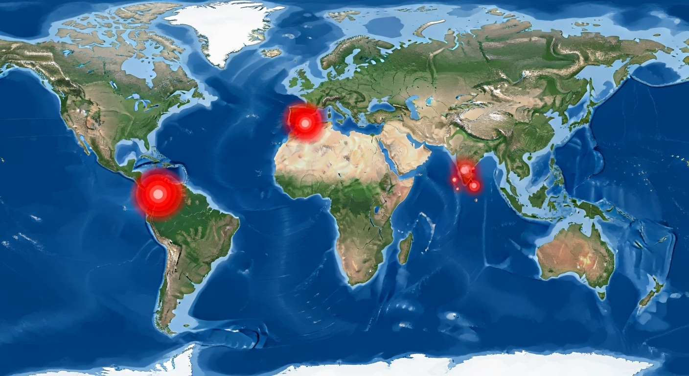 L'épidémie saute les frontières