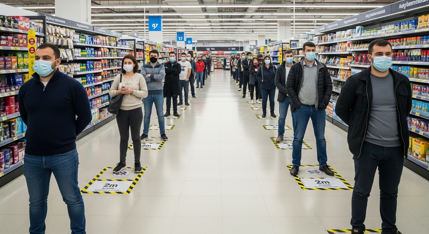 La règle des 2 mètres pendant le Covid : une nouvelle étude révèle pourquoi elle n&rsquo;était pas toujours suffisante