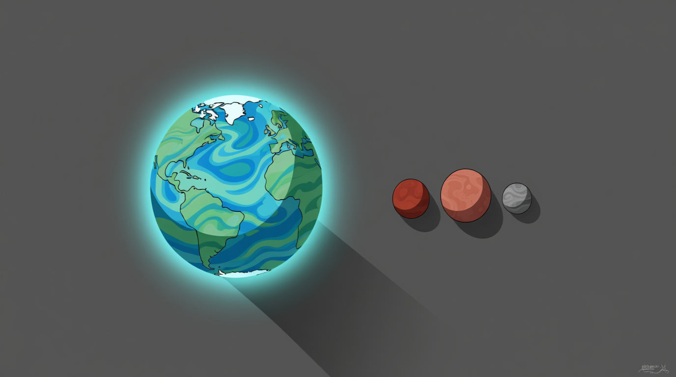 Pourquoi la Terre est-elle si différente de ses voisines ?