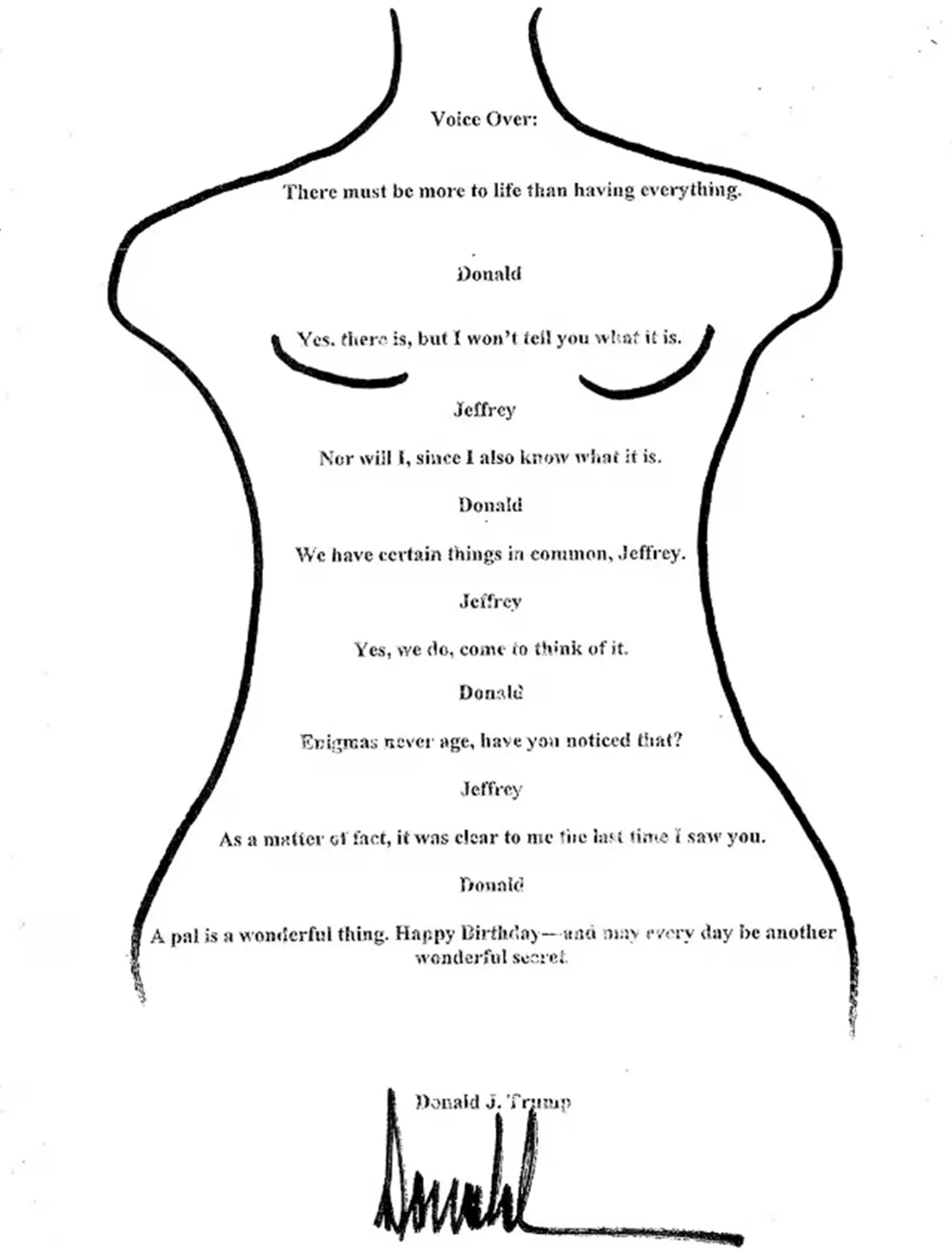 Un dessin et une signature qui sèment le doute