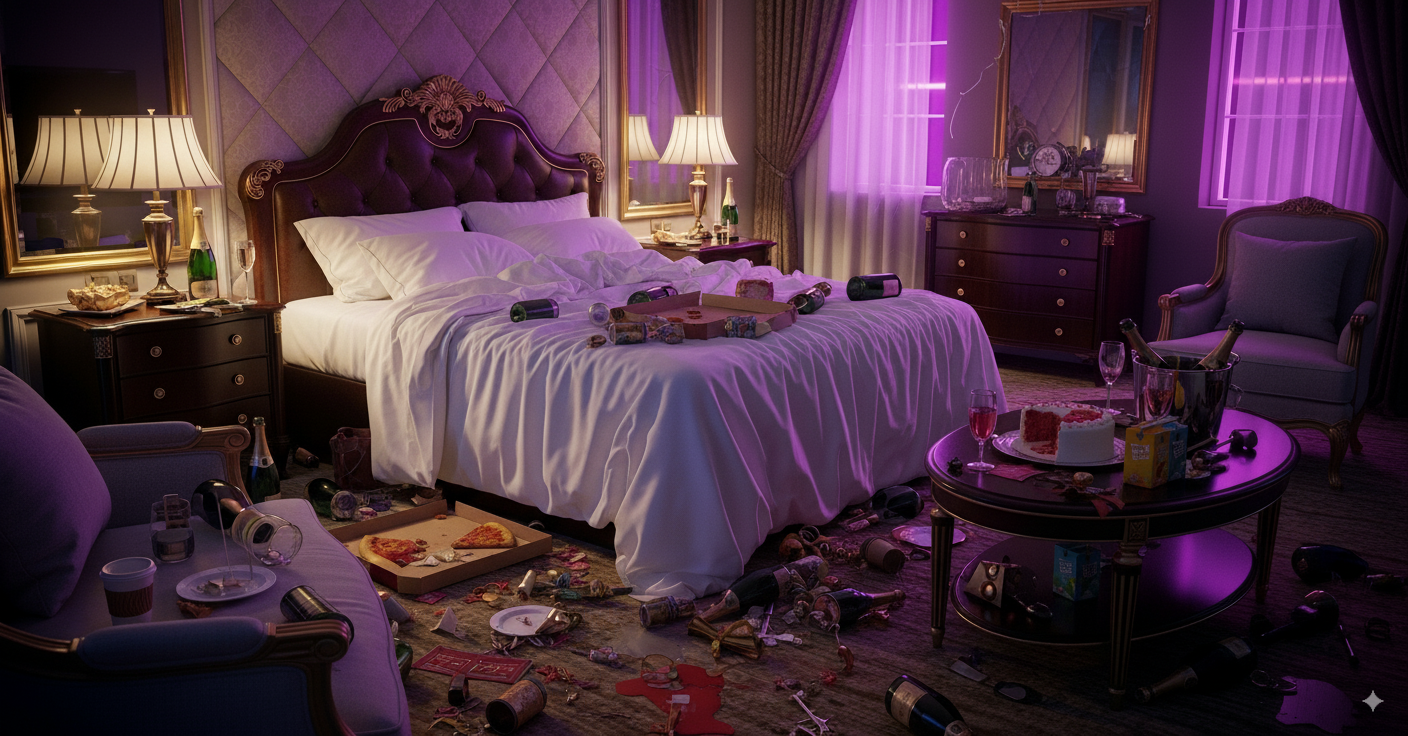 La soirée qui dégénère