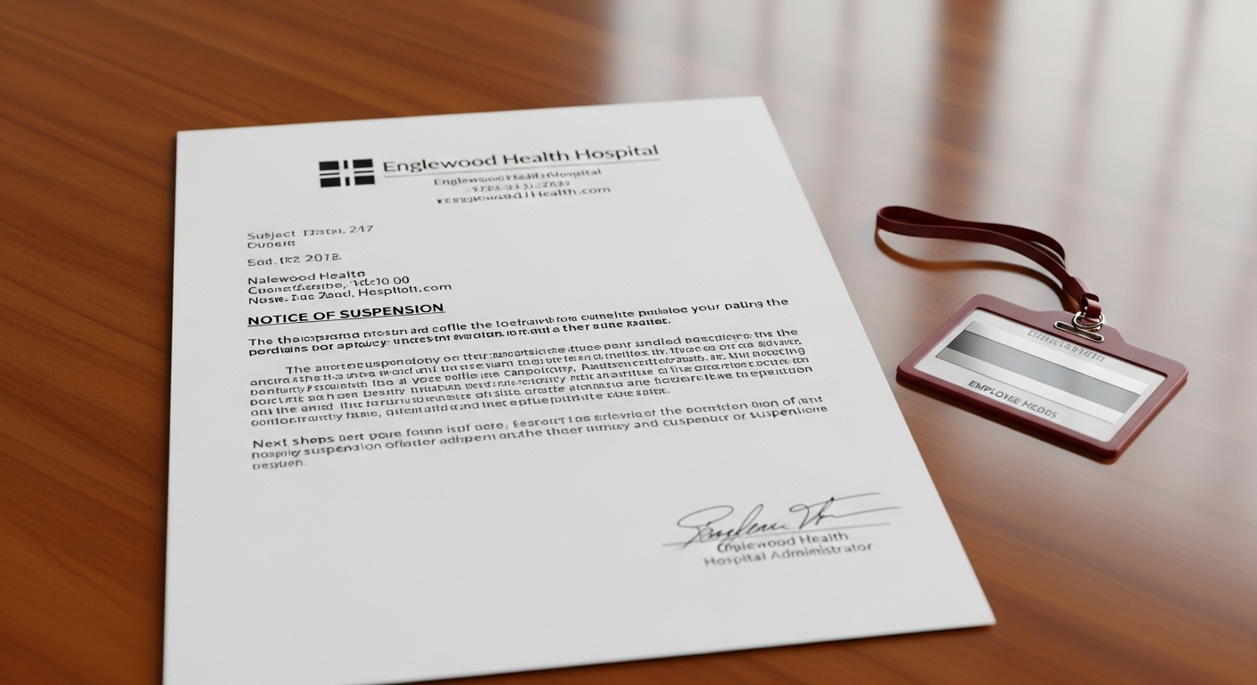 Elle dénonce, elle est suspendue