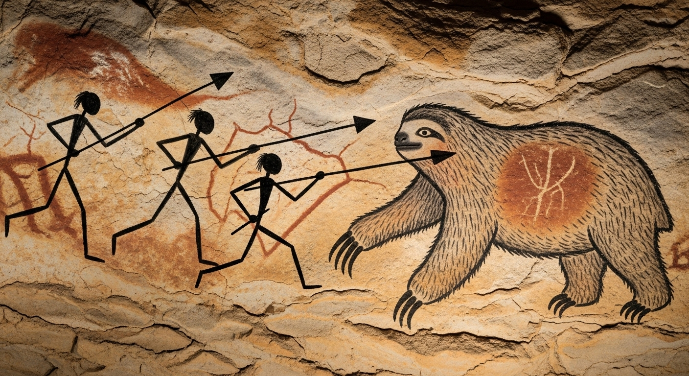 Quand l'homme rencontrait le paresseux géant