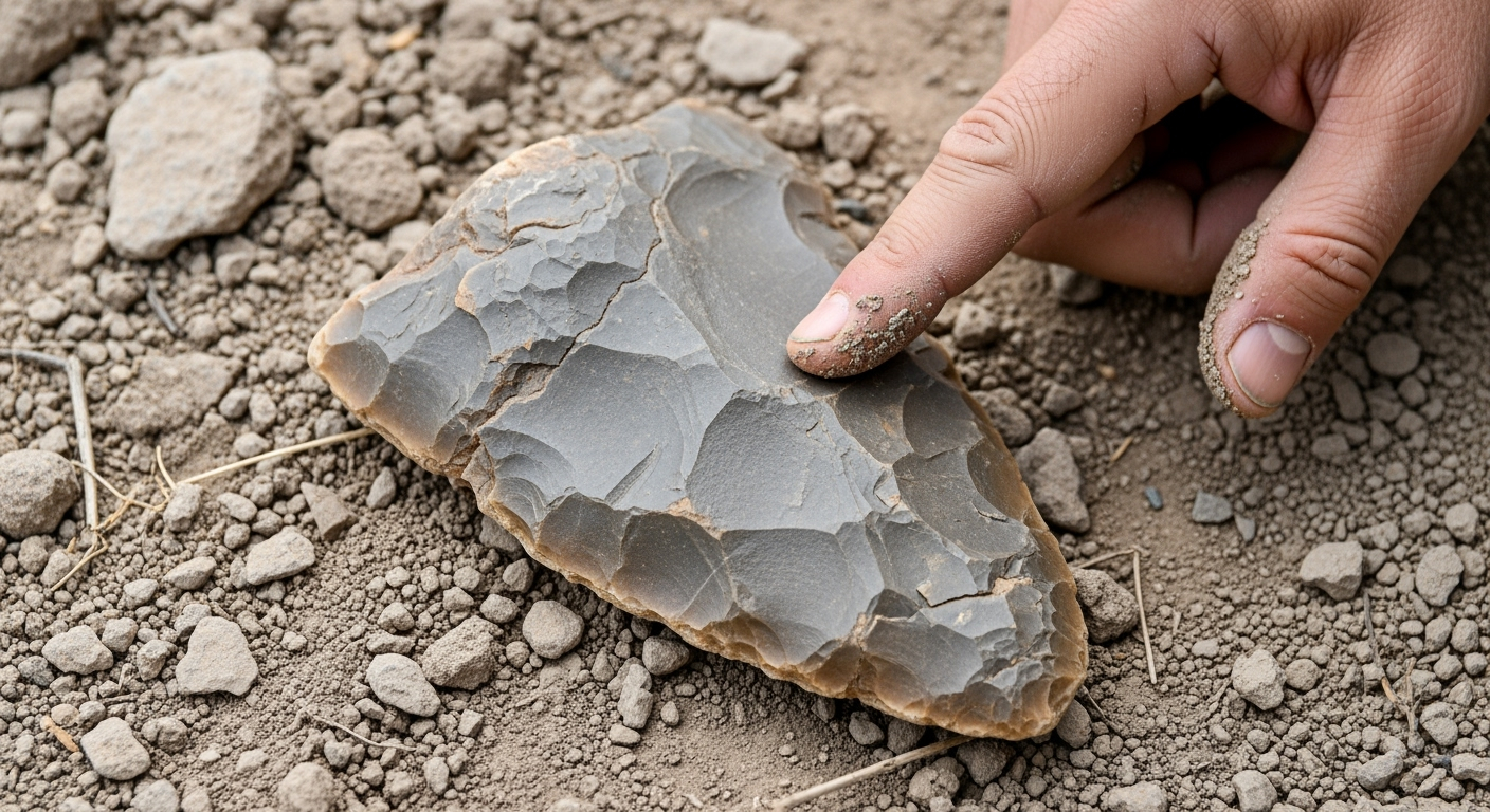 La découverte : des outils de pierre là où on ne les attendait pas