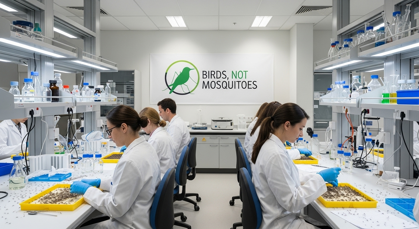 Le projet « des oiseaux, pas des moustiques »