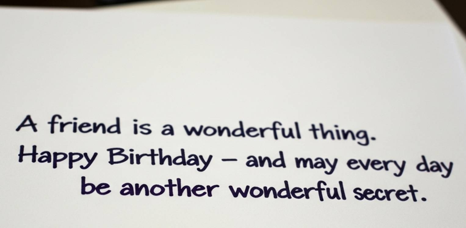 La fameuse note d'anniversaire