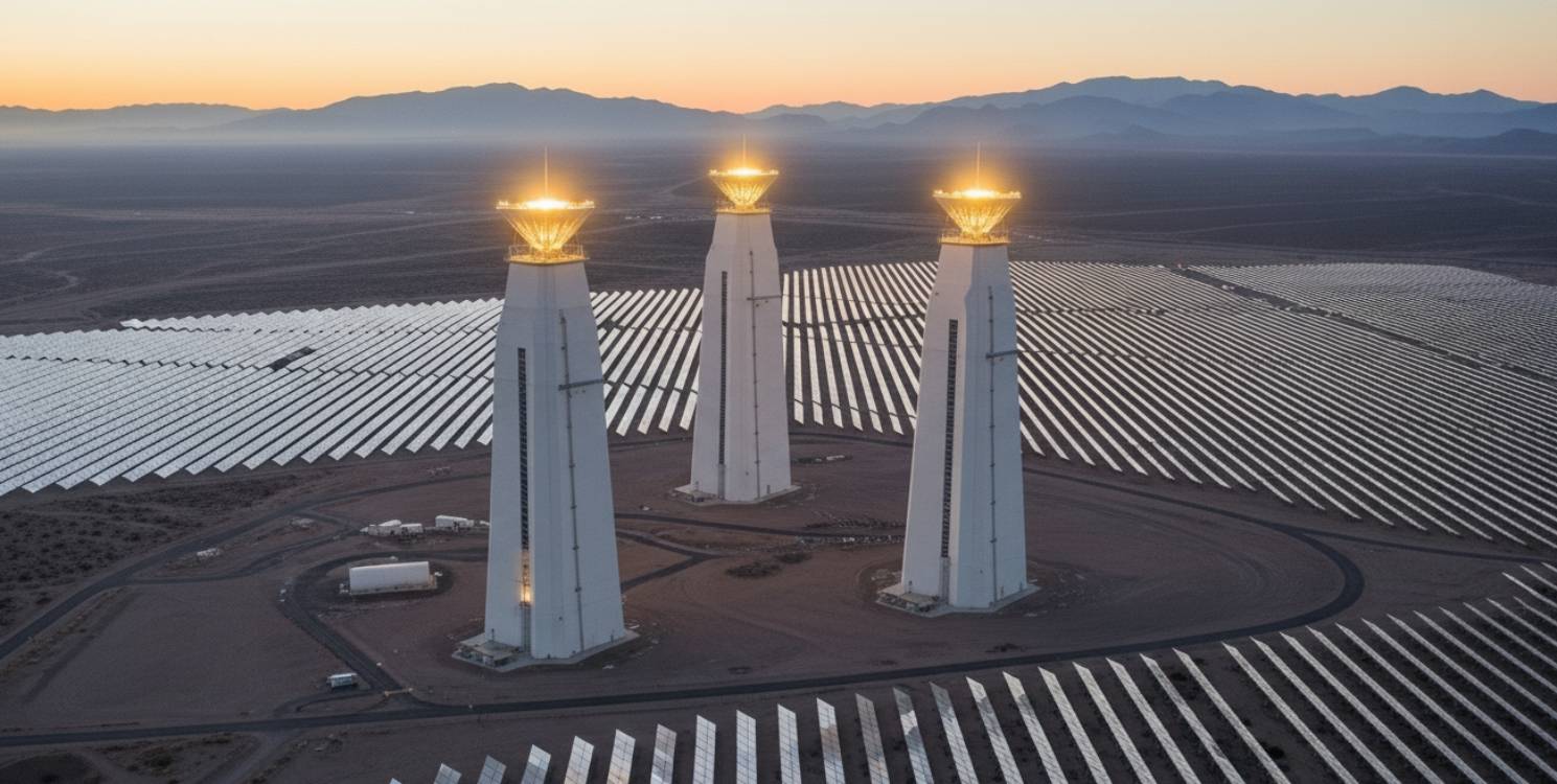 Une ferme solaire à 2,2 milliards de dollars dans le désert californien mise à l&#039;arrêt car elle ne sert à rien