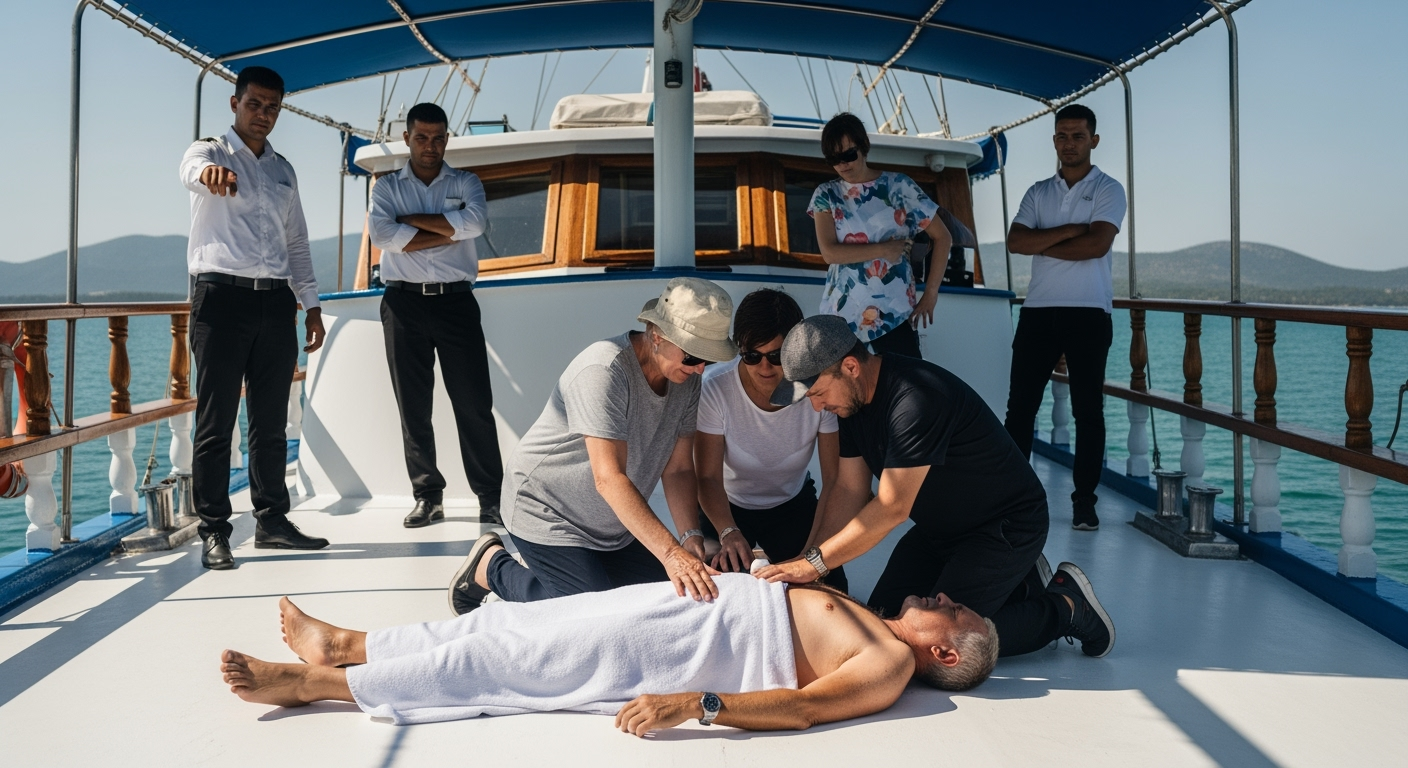 L'accusation terrible de sa fille : 'L'équipage le regardait sans rien faire'