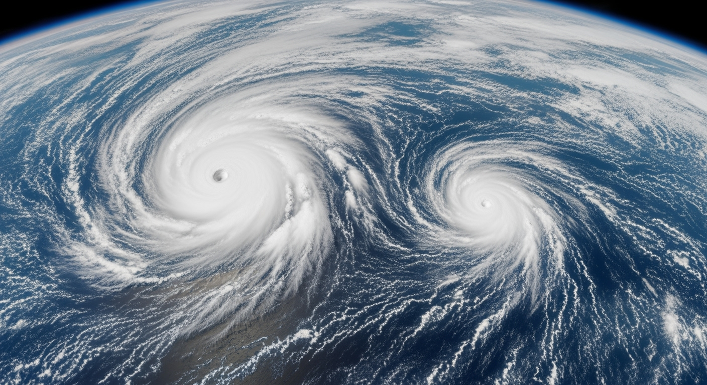 Alors, c'est quoi, cet 'effet Fujiwhara' ?