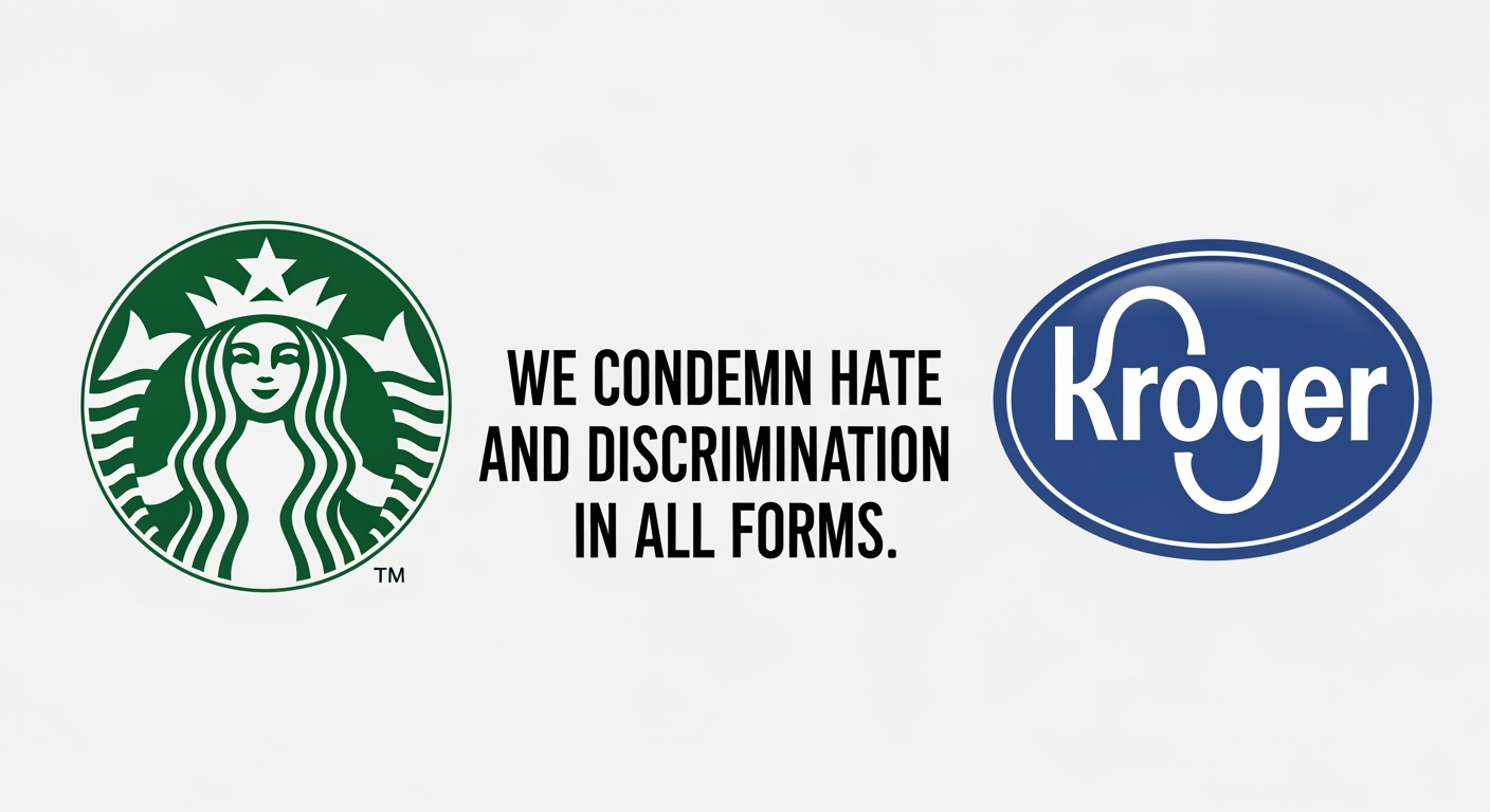 Starbucks et Kroger condamnent fermement