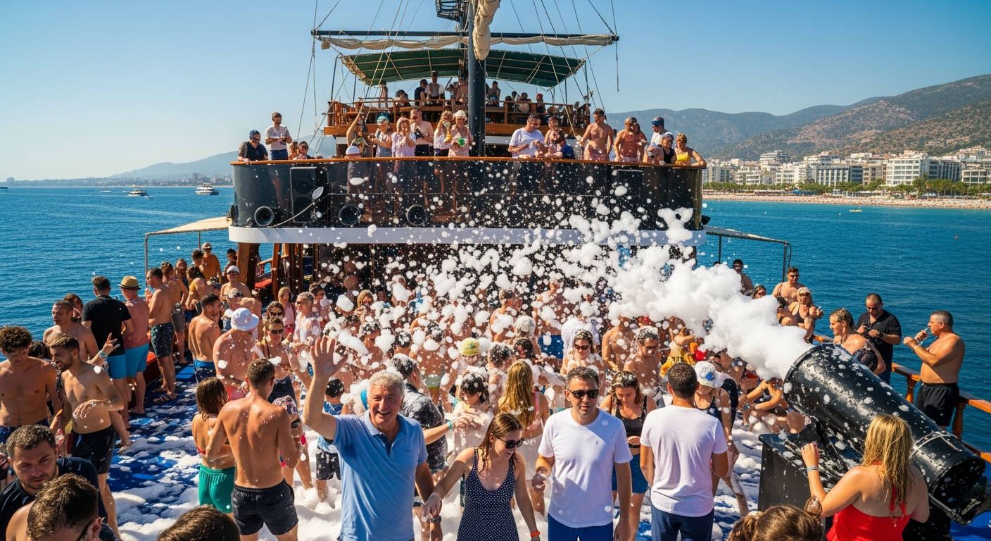 Une excursion festive sur un 'bateau pirate'