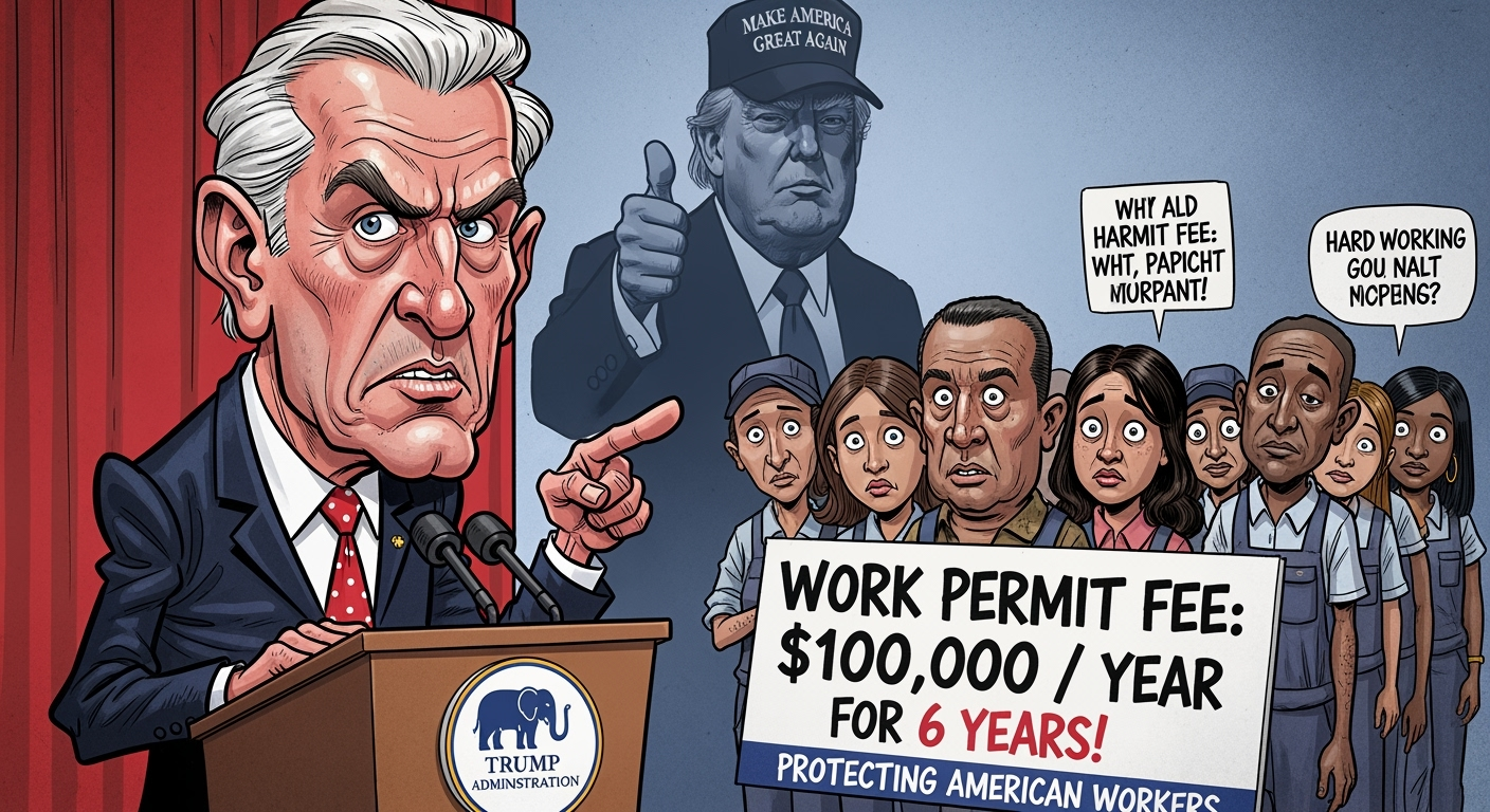 La justification du gouvernement : 'Qu'ils rentrent chez eux et qu'on embauche un Américain'