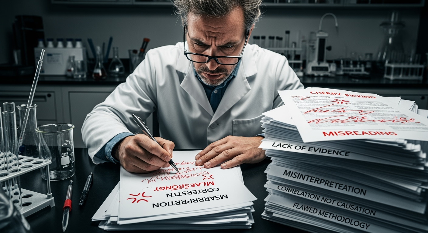 La réaction des scientifiques : 'Ils font une mauvaise lecture de la science'