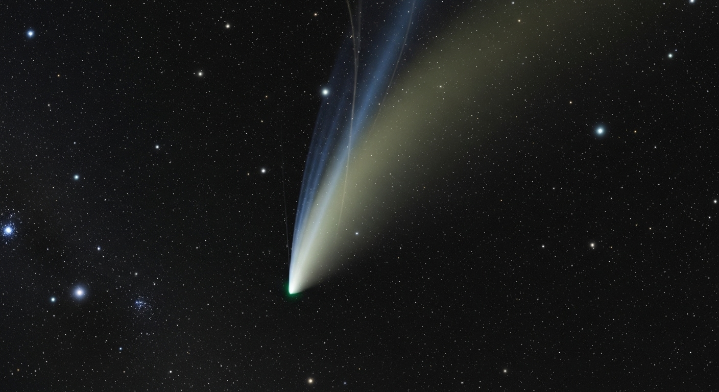 '... donc, c'est une comète.'