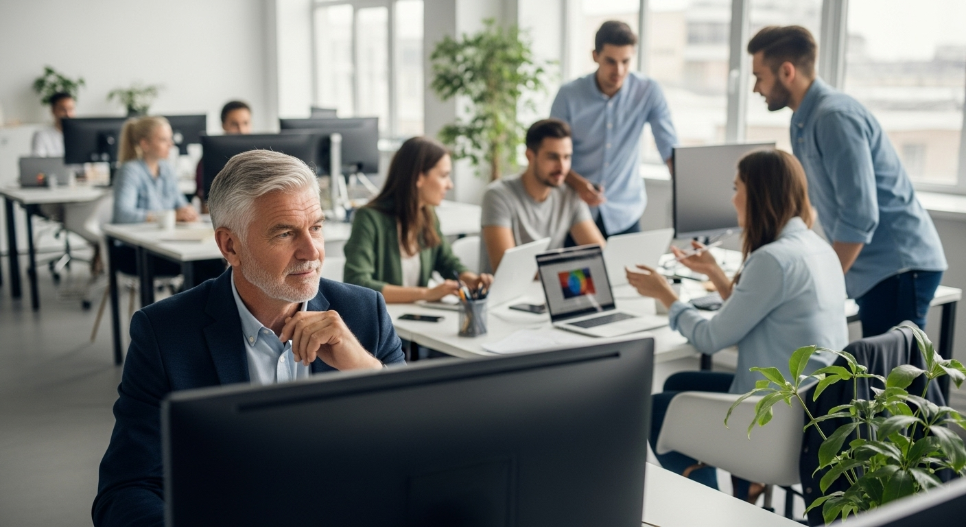 Le basculement psychologique, ou l'art d'être le plus âgé au bureau