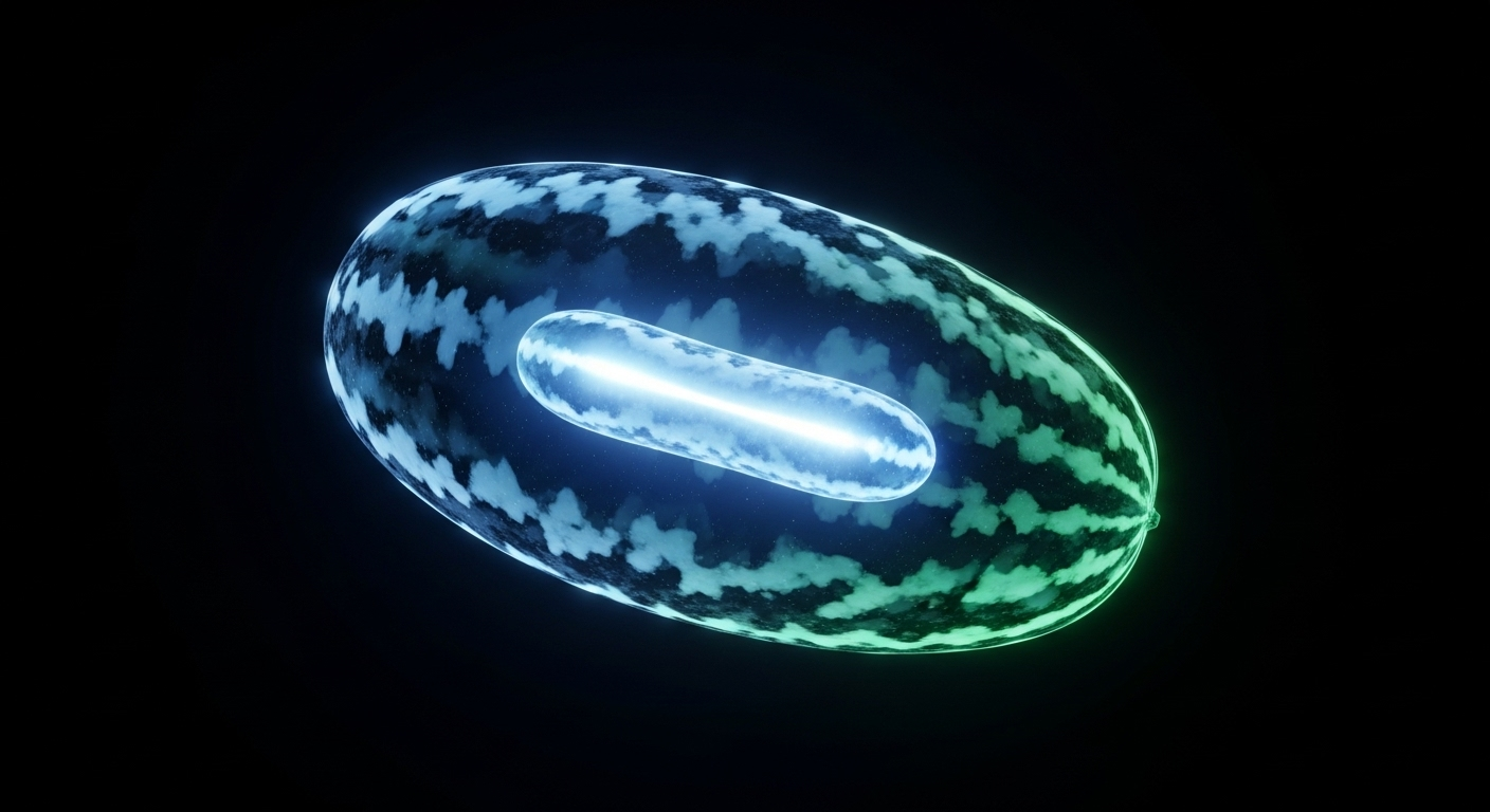 Et là, surprise : il a la forme d'une pastèque