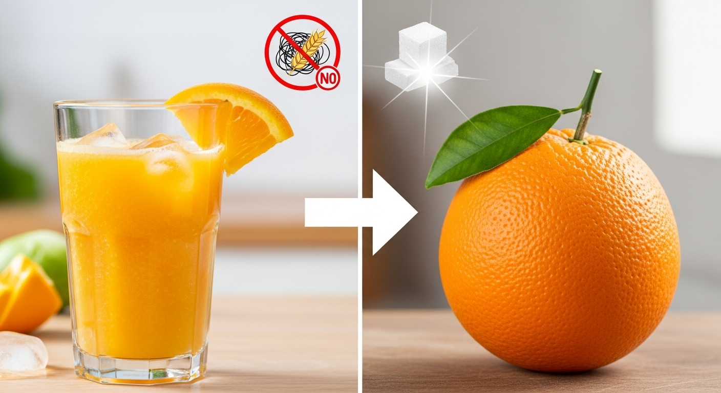 L'erreur à ne plus commettre : le jus de fruit