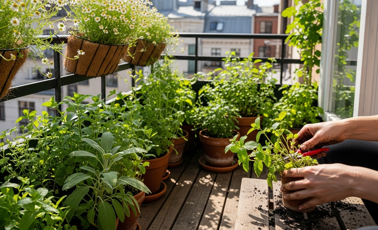 6 plantes pour transformer son balcon en pharmacie naturelle