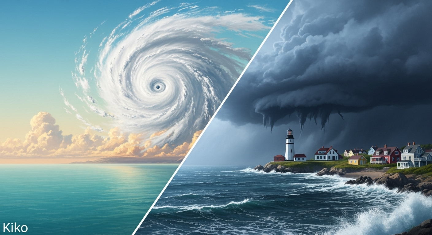 Double alerte sur le pacifique : un ouragan monstre et une menace imminente