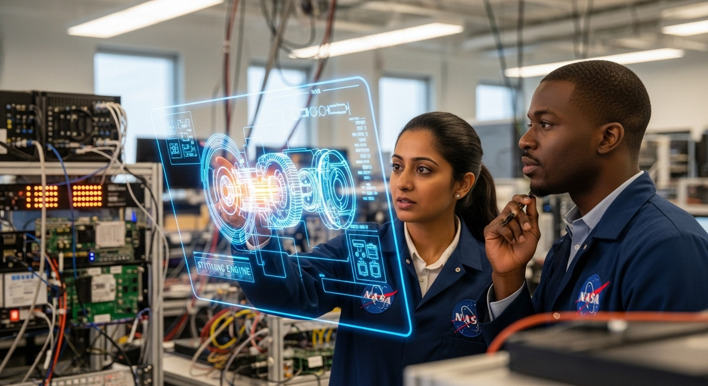 Des chercheurs au travail pour le futur