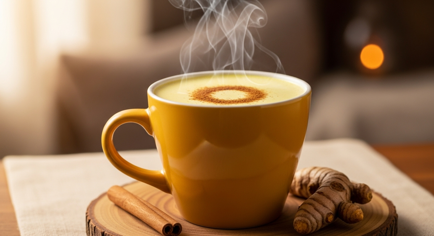 Le golden milk pour des soirées apaisées