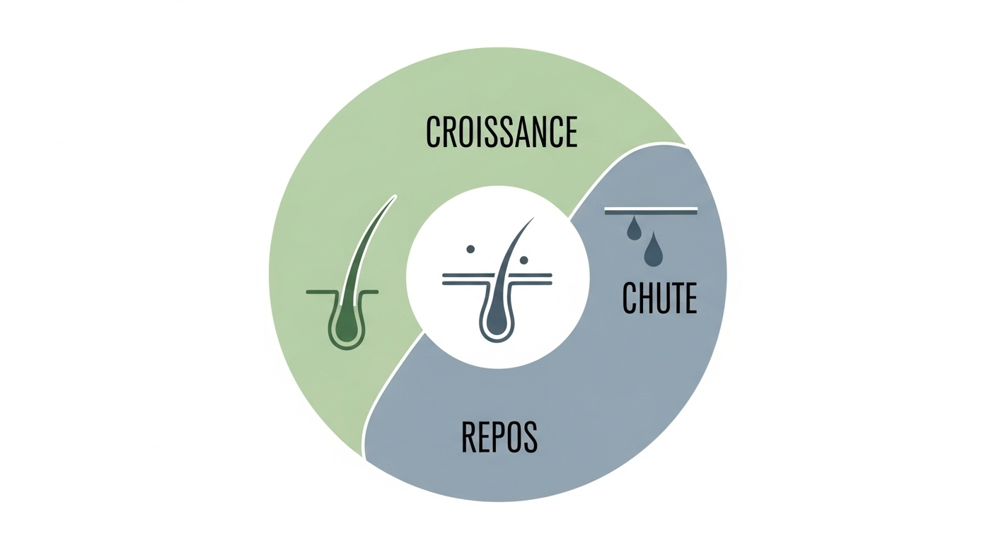 Le secret de nos cheveux : un cycle de vie bien huilé