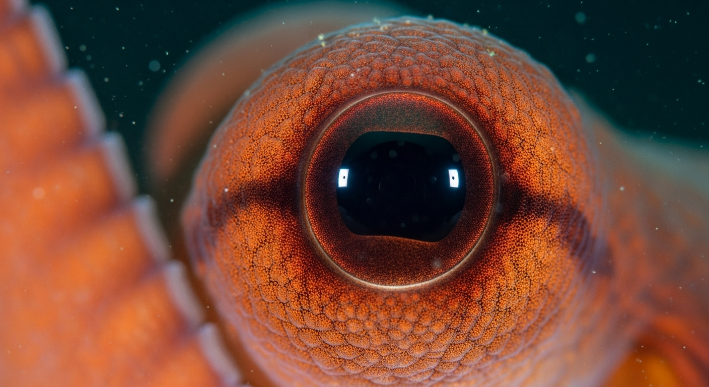 Une incroyable créature aux yeux géants découverte au fond de nos océans