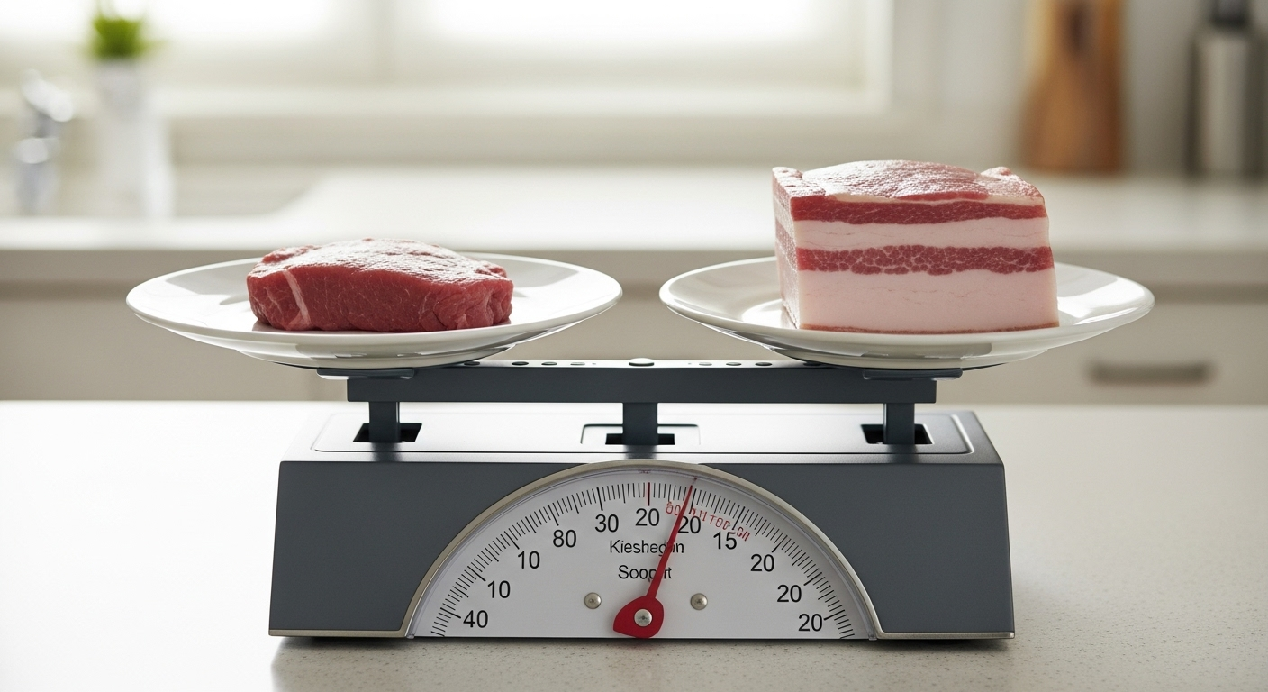 Quand le gras l'emporte sur la viande