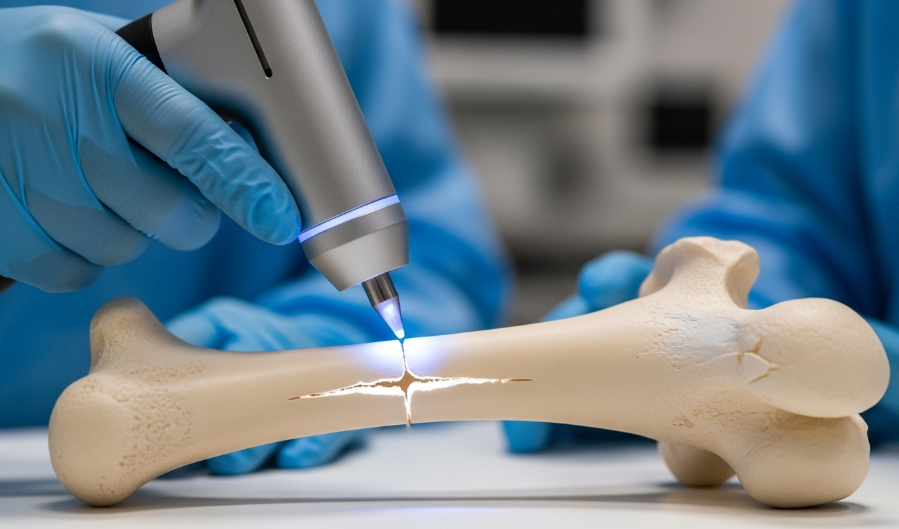 Médecine : un dispositif expérimental imprime des greffes osseuses directement sur les fractures