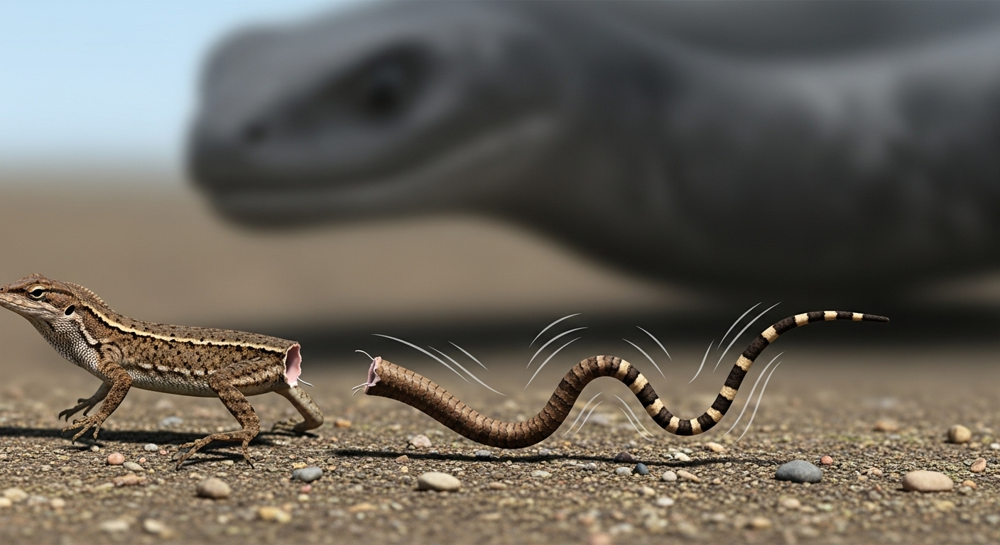 Une queue qui repousse, un tour de magie partagé