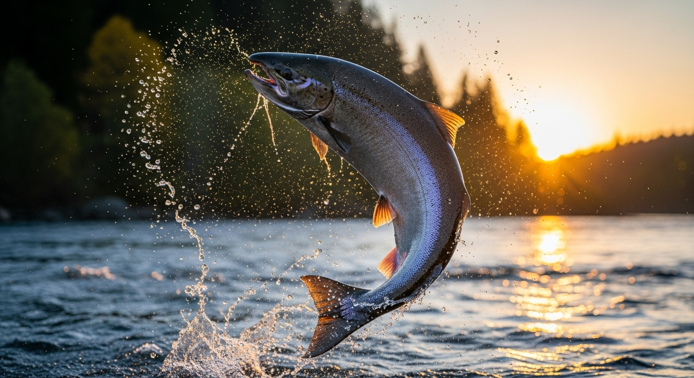 Le secret de nos saumons : une 'super-nourriture' cachée dans nos rivières