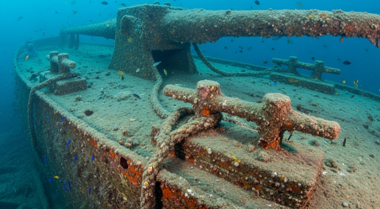 Une image satellite montre l’épave d’un navire disparu depuis 1887 dans le lac Michigan