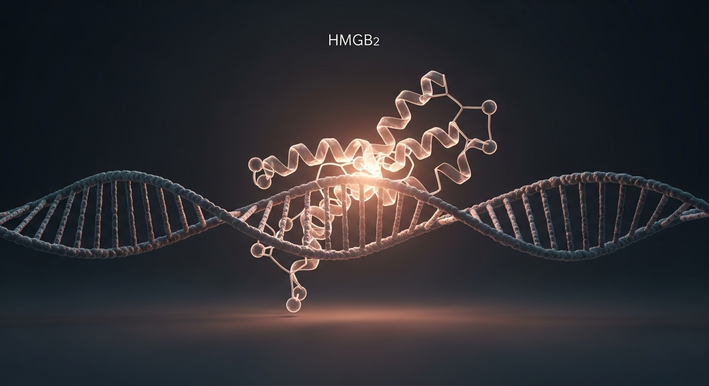 HMGB2, la protéine qui tord l'ADN pour changer le destin de la cellule