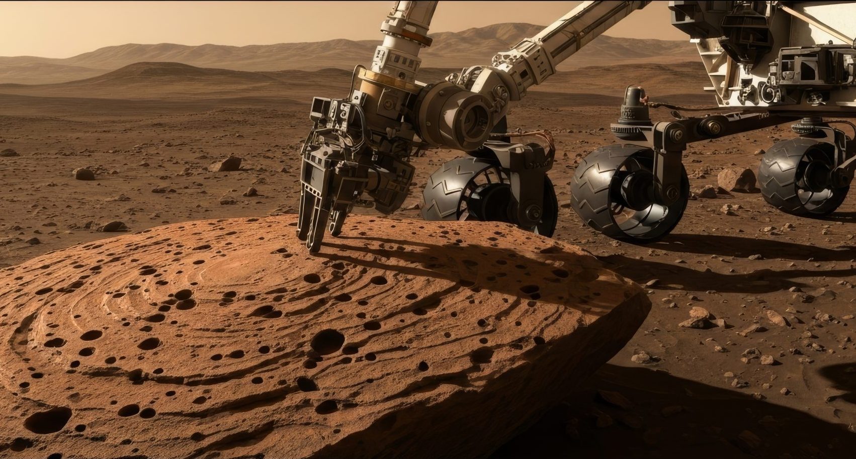 Mars : des chercheurs identifient des traces pouvant suggérer une vie ancienne