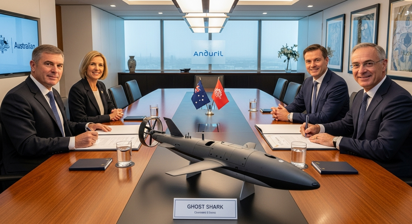 Australie : déploiement annoncé d’une flotte de drones sous-marins “Ghost Shark”, développés en un temps record