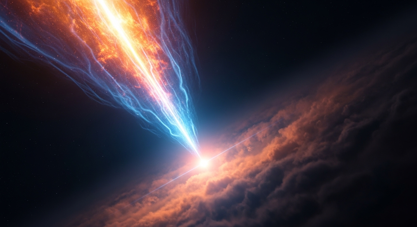 Webb observe un immense jet cosmique provenant d’une jeune étoile au cœur de l’univers