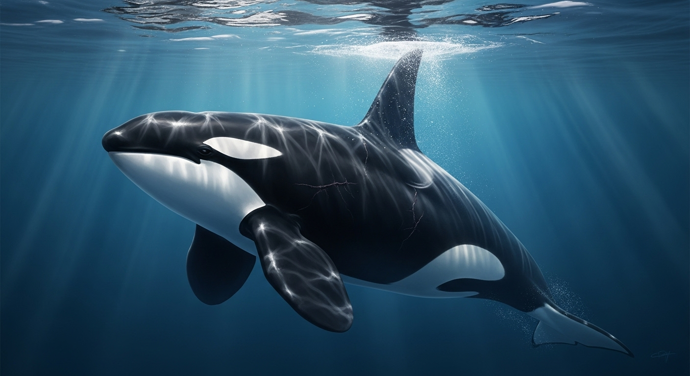 Le chagrin d'une mère orque qui refuse d'abandonner son petit