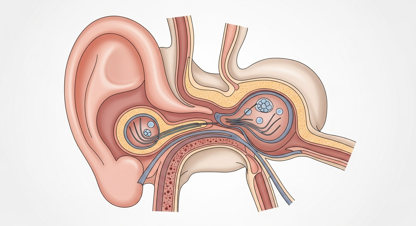 L'oreille interne, coupable dans la plupart des cas