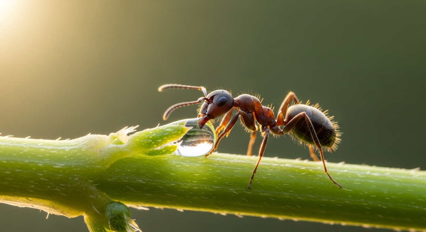 Les plantes offrent du sucre aux fourmis en échange d’une protection vitale