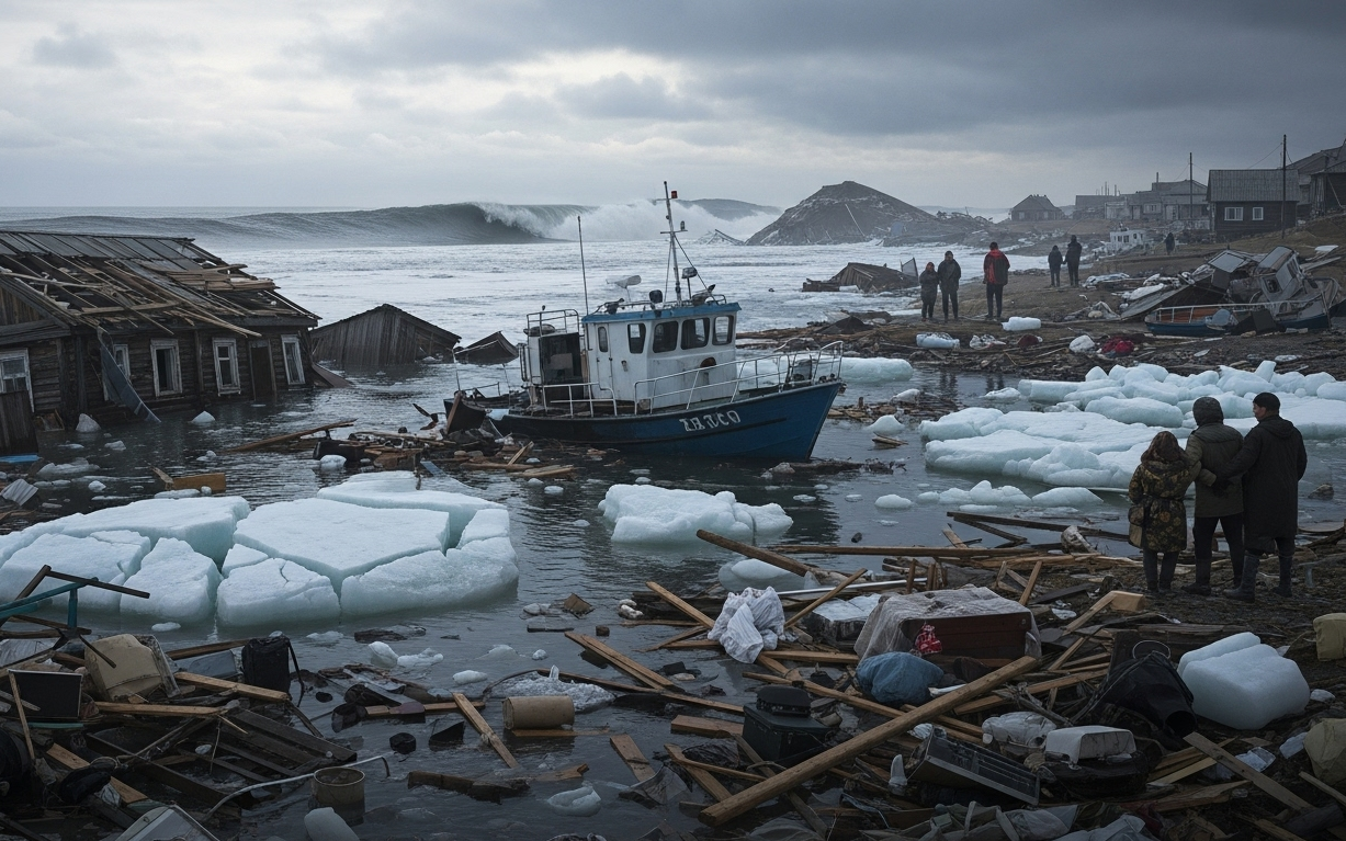 Un séisme de magnitude 7,8 frappe au large de l’Extrême-Orient russe, une alerte au tsunami est déclenchée