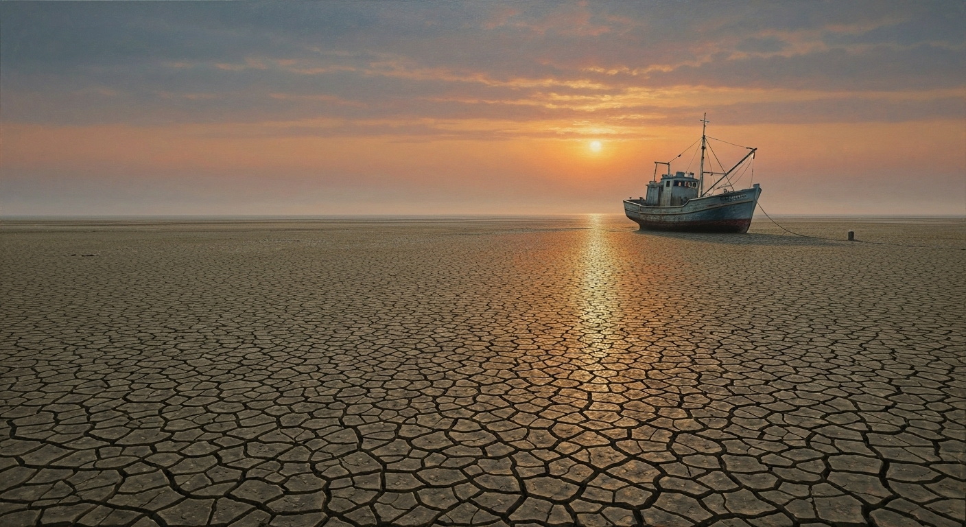 La plus vaste mer intérieure de la planète se réduit rapidement à cause du changement climatique