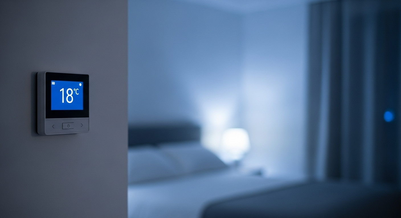 Le duo gagnant : pieds au chaud, chambre au frais