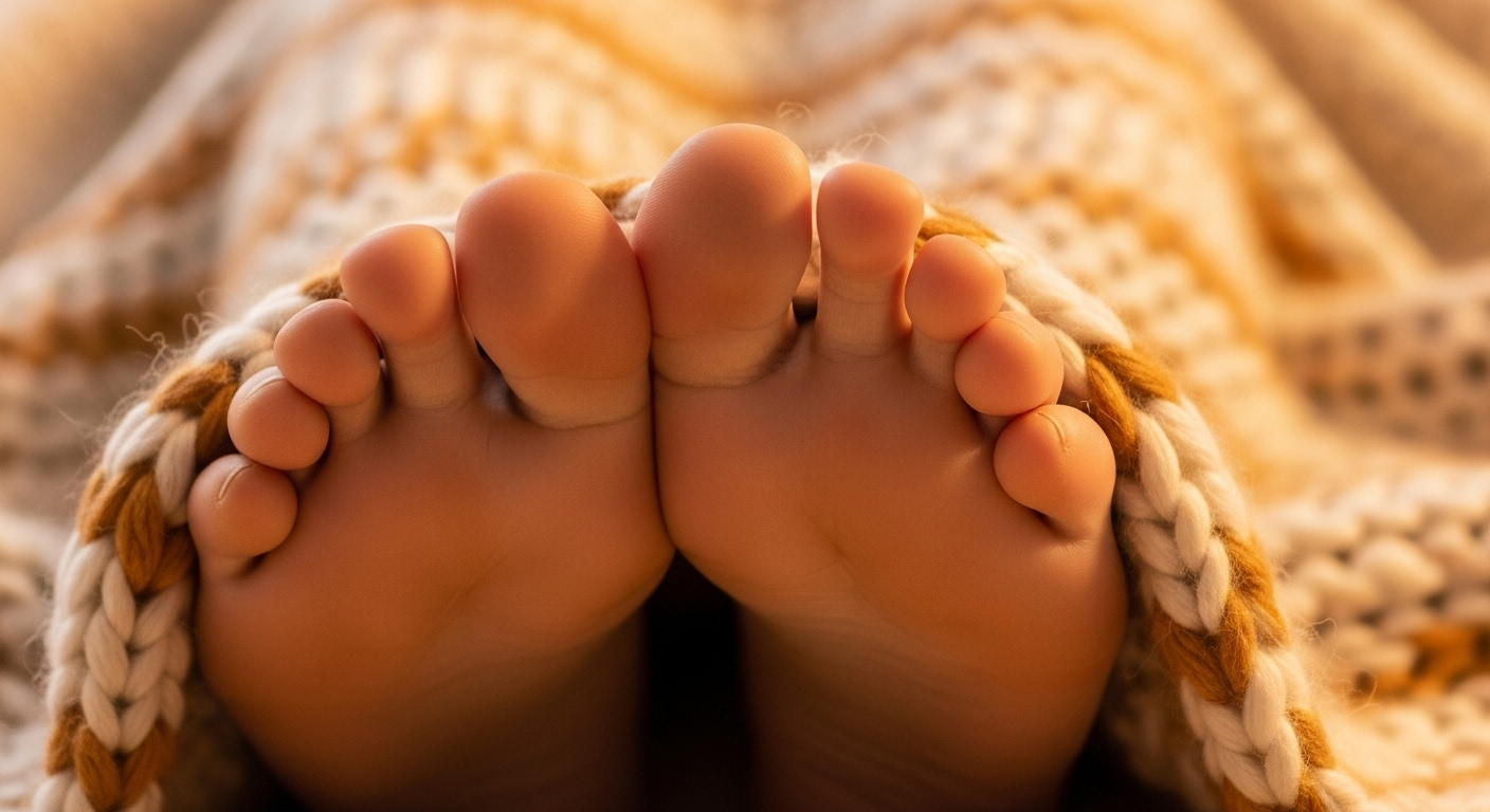 Vous frottez vos pieds avant de dormir ? Ce geste surprenant agirait comme un somnifère naturel