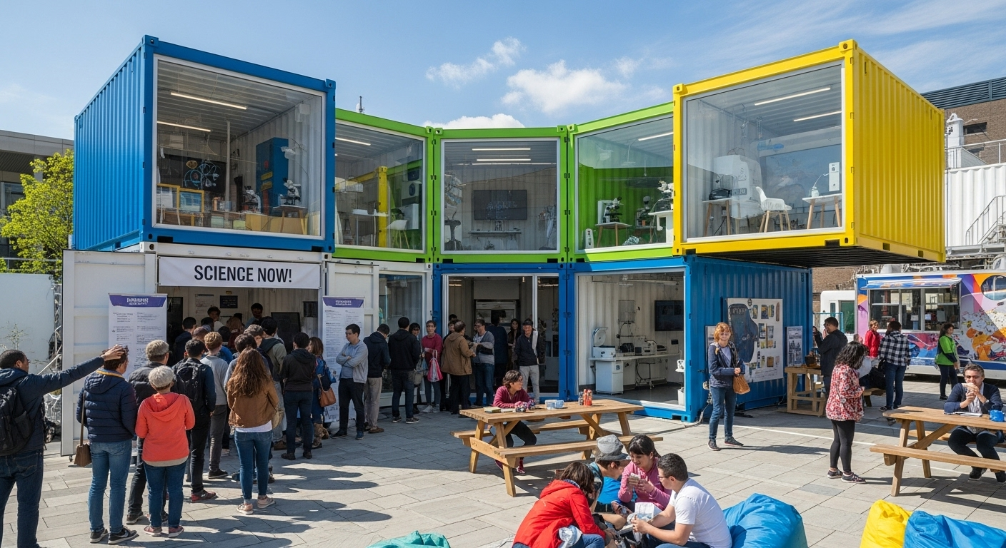 Un laboratoire en plein festival de musique