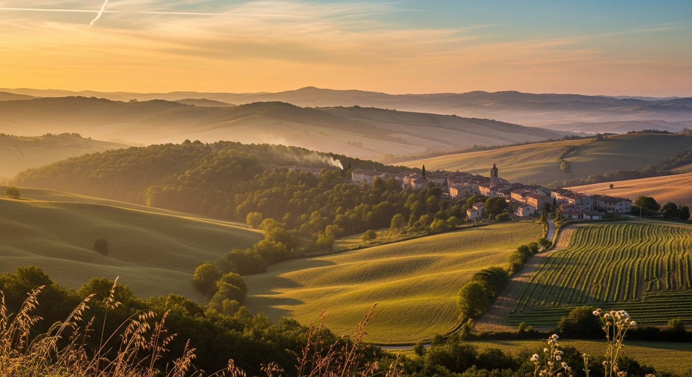 Le décor d'une battue matinale