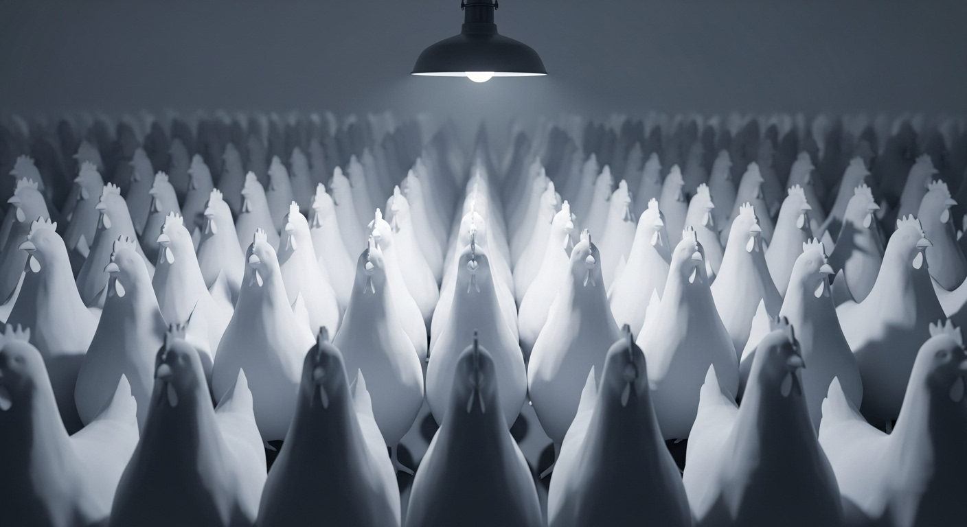 Le revers de la médaille : des poulets qui grandissent trop vite