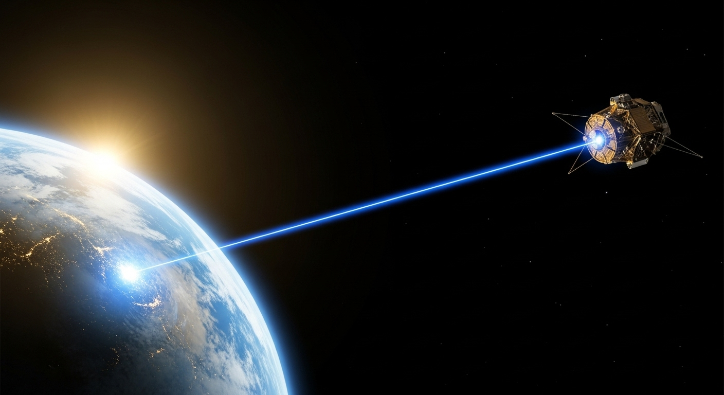 La NASA envoie et reçoit un message par laser à 350 millions de kilomètres à travers le système solaire