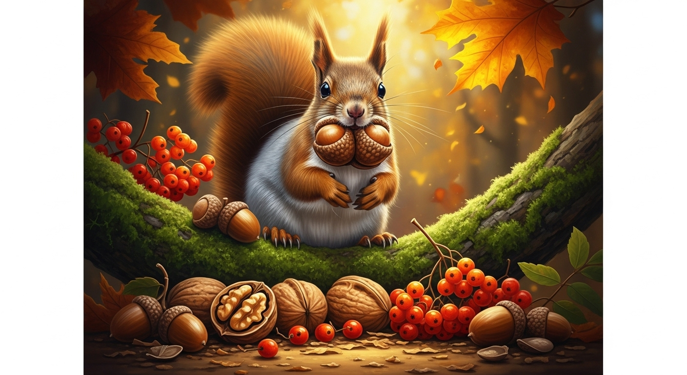 Pourquoi voit-on tant d'écureuils en automne ?