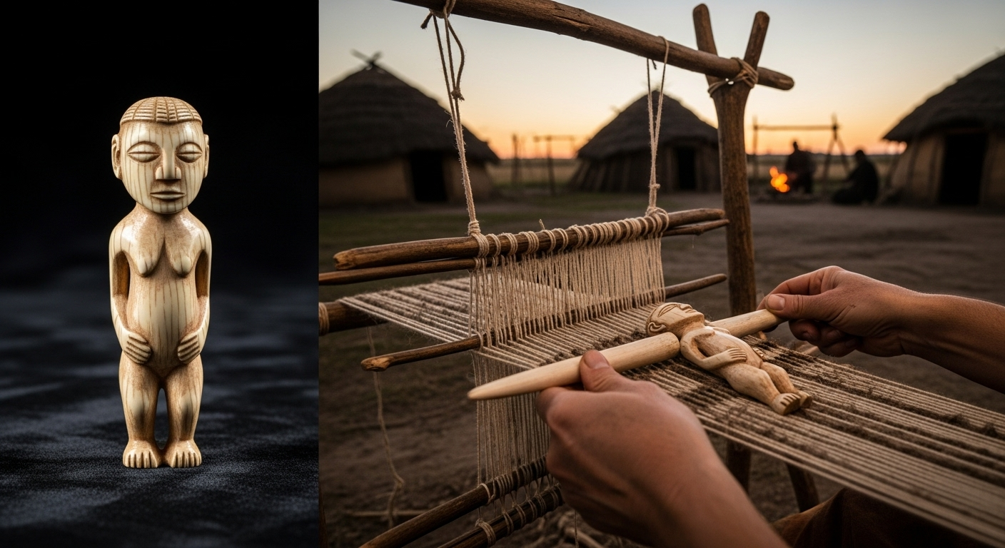 Idole miniature ou outil de tisserand ?