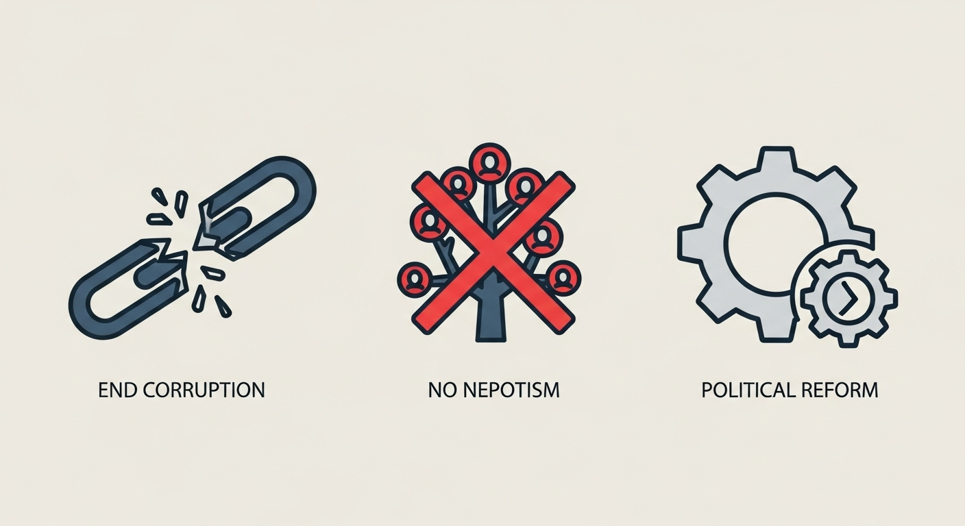 Ce qu'ils demandaient : trois choses très claires